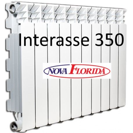 Radiatori in Alluminio Interasse 350  Desideryo B3 Nova Florida (Gruppo Fondital)