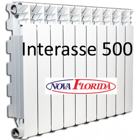 Radiatori in Alluminio Interasse 500  Desideryo B3 Nova Florida (Gruppo Fondital)
