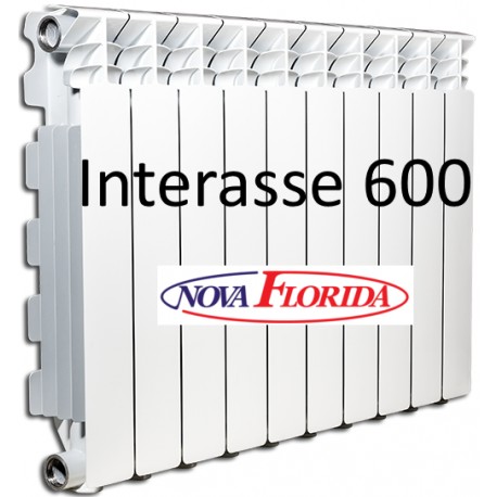 Radiatori in Alluminio Interasse 600  Desideryo B3 Nova Florida (Gruppo Fondital)