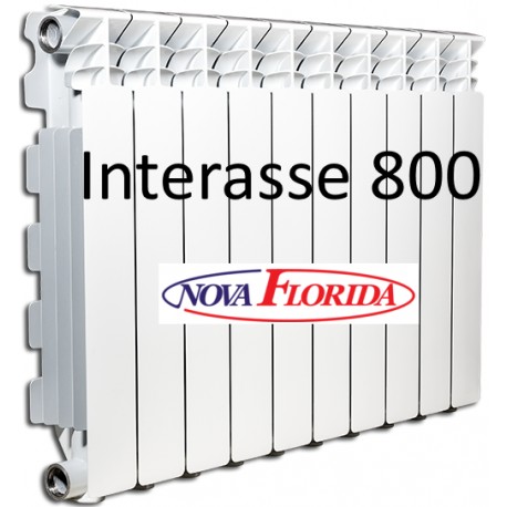 Radiatori in Alluminio Interasse 800  Desideryo B3 Nova Florida (Gruppo Fondital)