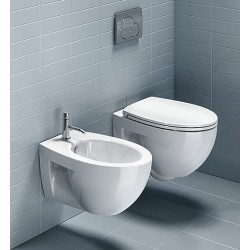 Vaso art. 1VSLI00 + Bidet art. 1BSLI00 Sospesi New Light 52 Catalano