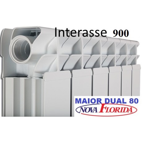 Radiatori in Alluminio Interasse 900  Maior Nova Florida (Gruppo Fondital)