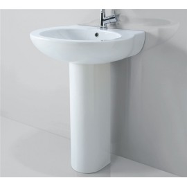 Serie Full 56 Lavabo + Colonna Azzurra