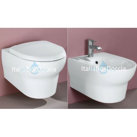 Vaso + Bidet Sospesi Infinity Rak