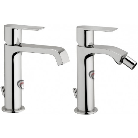 Miscelatori Lavabo + Bidet Tolomeo Fratelli Frattini 83054 - 83103 