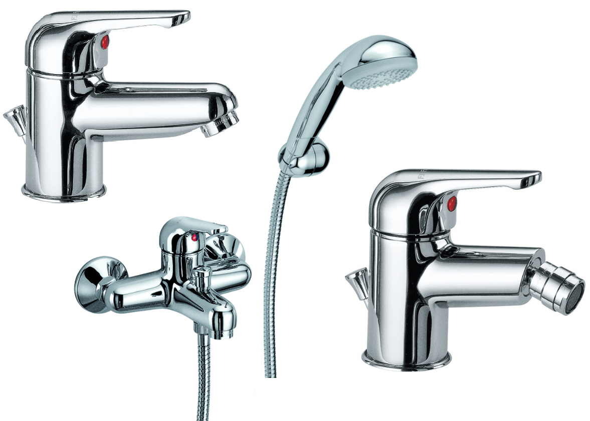 Fratelli Frattini Miscelatori Lavabo Bidet Gruppo Vasca Tuingo
