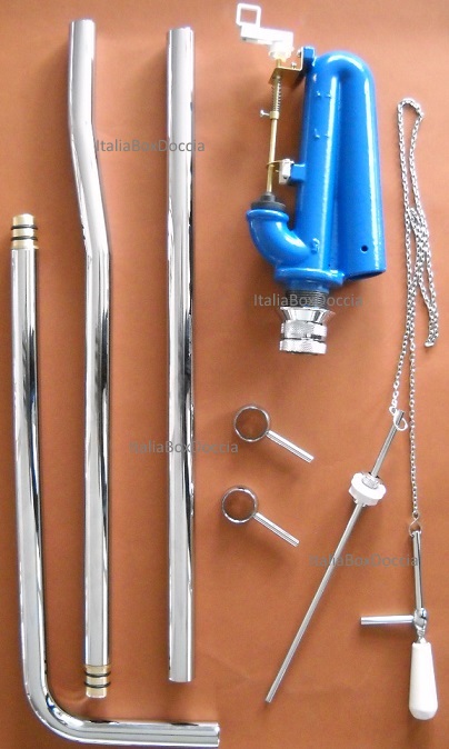 tubo scarico cassetta wc cromato