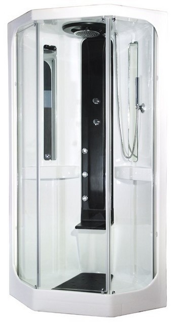 Cabina Doccia Idromassaggio MARLEY 90x90 CON SAUNA ...